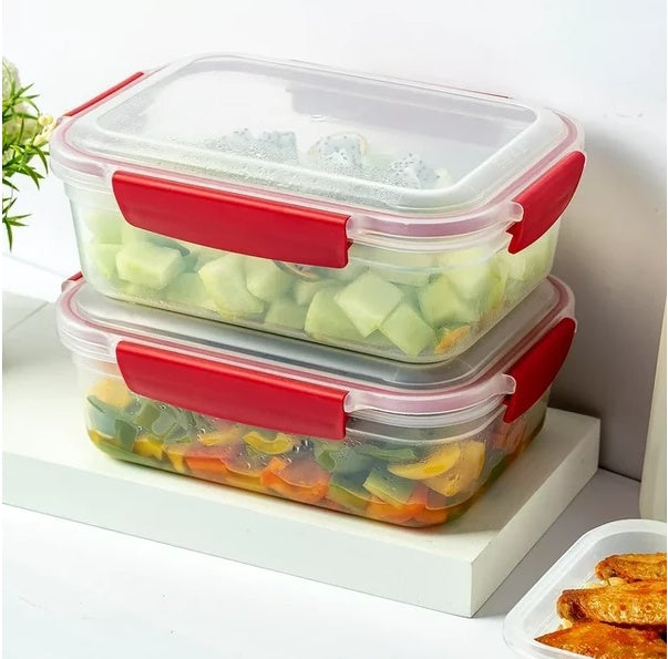 Airtight Food Storage Containers x 5 — Fresh Food, Zero Mess