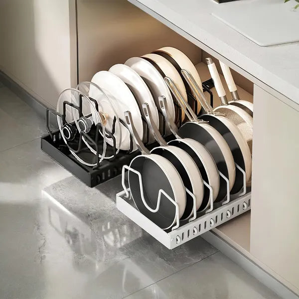 Pull-Out Pots & Pans Organizer — Double Your Cabinet Space