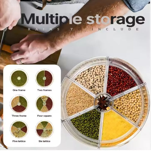 360° Rotating Cereal Dispenser — Pantry Organization Made Easy