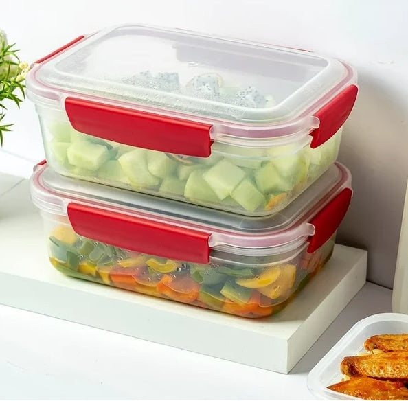 Airtight Food Storage Containers x 5 — Fresh Food, Zero Mess