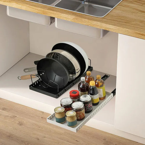 Pull-Out Pots & Pans Organizer — Double Your Cabinet Space